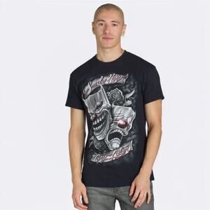 Smile Now Cry Later Masks Graphic Tee